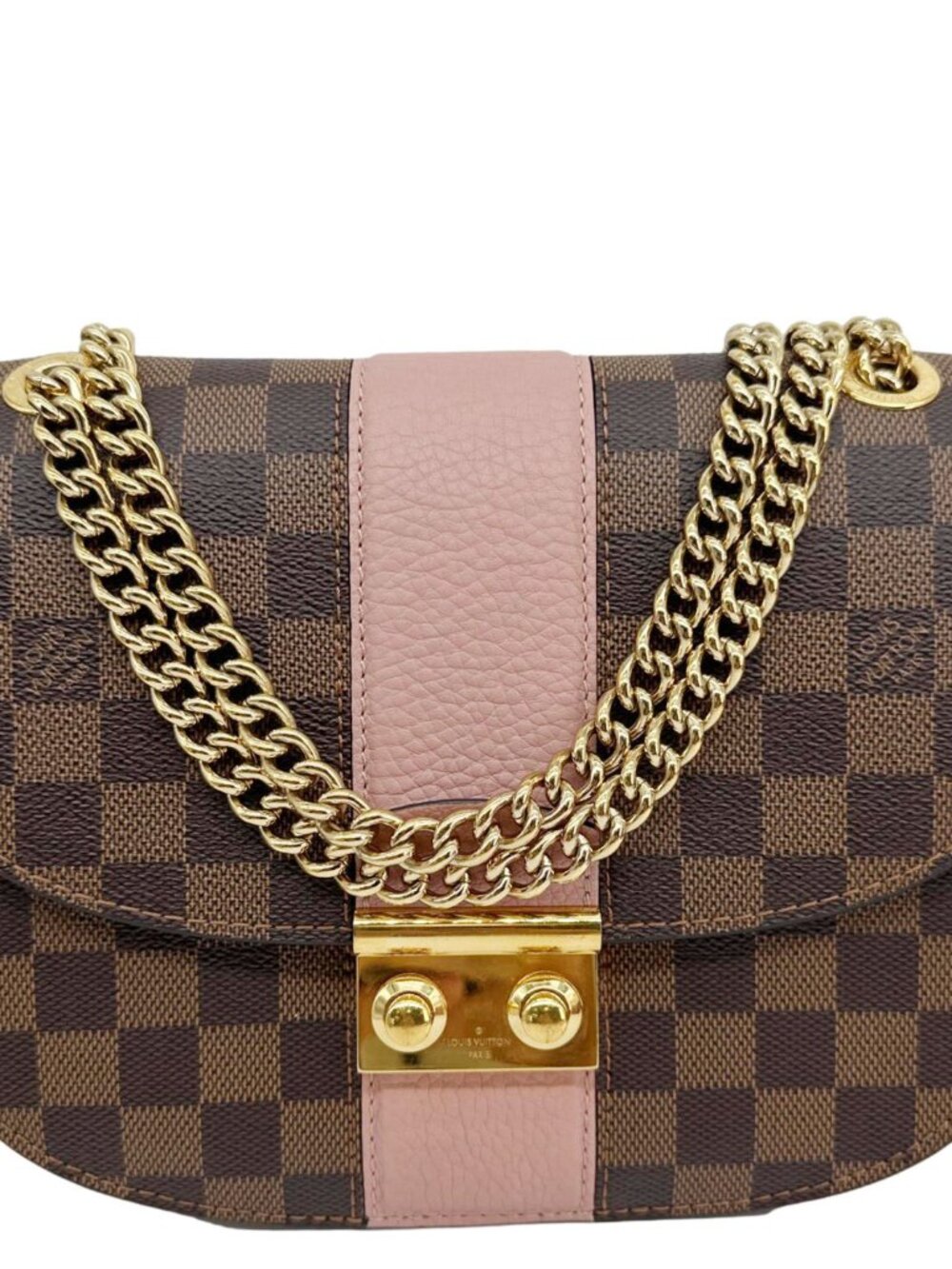 Louis Vuitton  Wight Damier Ebene Shoulder Crossbody Bag Magnolia